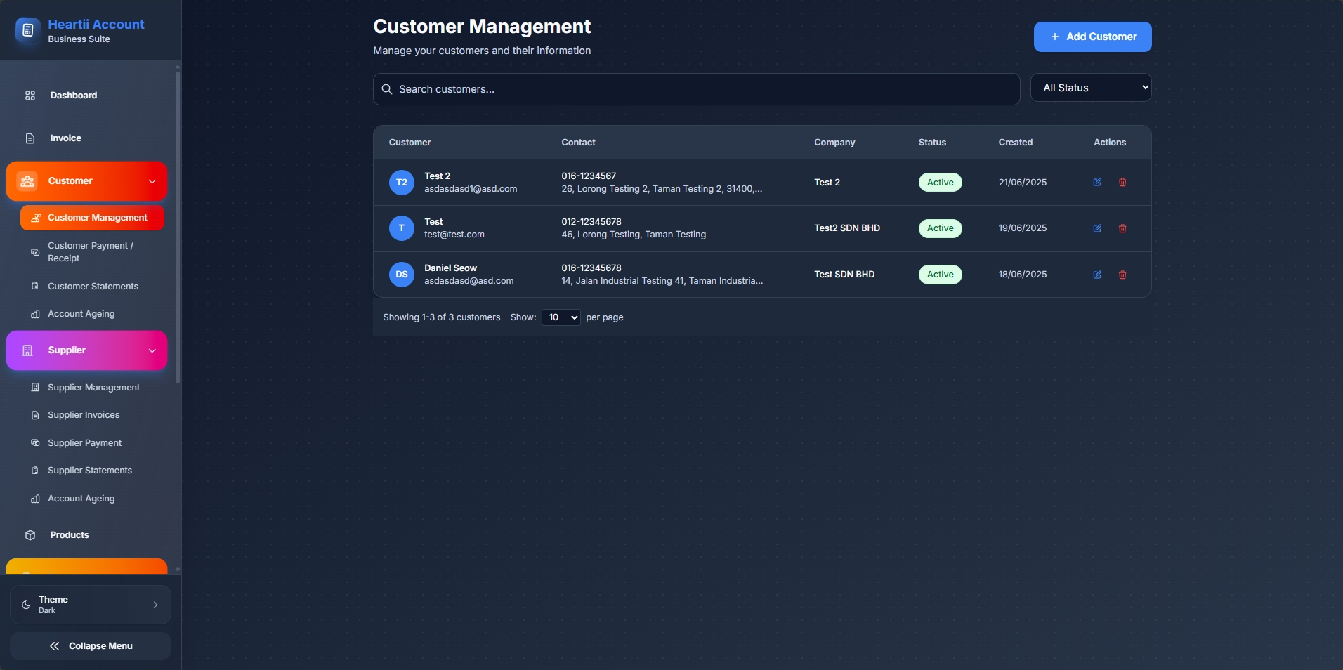 Accounting Web Application